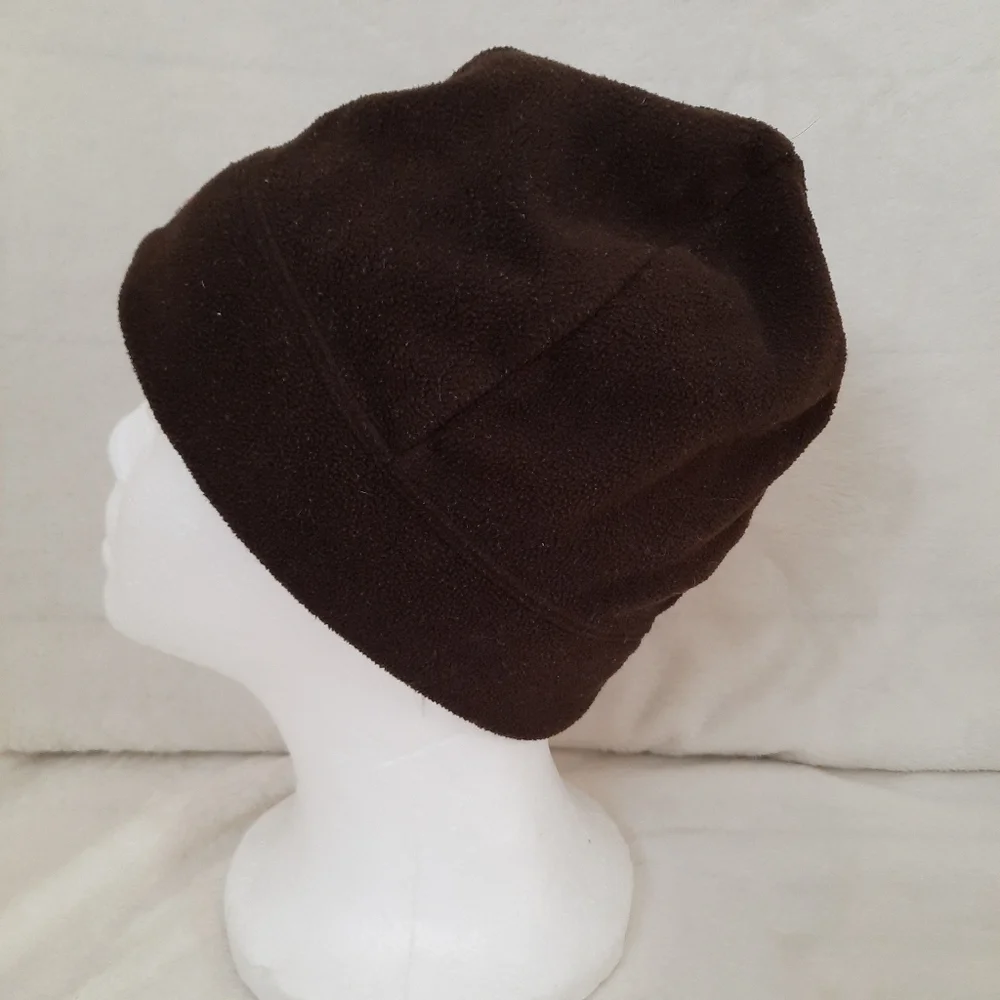 Carhartt chocolate brown fleece beanie hat
